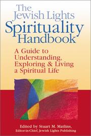 Cover of: The Jewish Lights Spirituality Handbook | Stuart M. Matlins