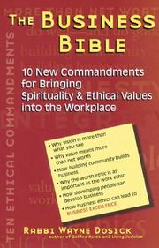 Cover of: The Business Bible by Wayne D. Dosick