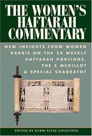 Cover of: The Women's Haftarah Commentary by Elyse Goldstein