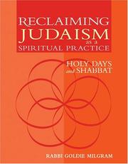 Cover of: Reclaiming Judaism as a Spiritual Practice: Holy Days and Shabbat