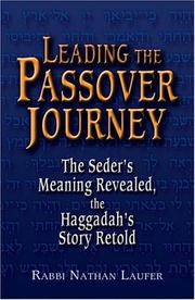 Leading The Passover Journey by Nathan Laufer