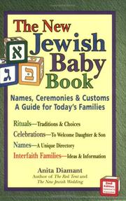 Cover of: The New Jewish Baby Book: Names, Ceremonies, & Customs-a Guide for Today's Families