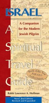 Cover of: Israel A Spiritual Travel Guide by Rabbi Lawrence A. Hoffman