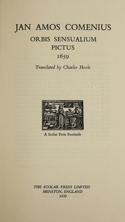 Orbis sensualium pictus by Johann Amos Comenius