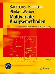 Cover of: Multivariate Analysemethoden: Eine anwendungsorientierte Einführung (Springer-Lehrbuch) (German Edition)