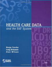 Cover of: Health Care Data and SAS