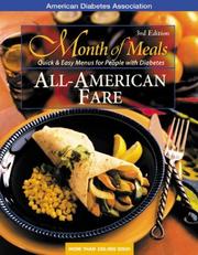 Cover of: Month of Meals by American Diabetes Association