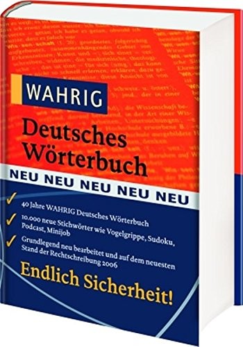Wahrig Deutsches Wörterbuch by Fran?oise Egli