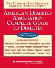 Cover of: American Diabetes Association Complete Guide to Diabetes : The Ultimate Home Reference from the Diabetes Experts