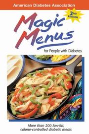 Cover of: Magic Menus for People with Diabetes by American Diabetes Association