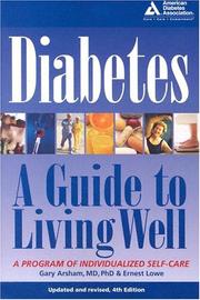 Cover of: Diabetes  by Gary Arsham, Ernest Lowe