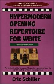 Cover of: Hypermodern opening repertoire for white