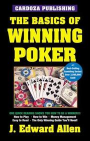 Cover of: The Basics of Winning Poker (Basics of Winning) by J. Edward Allen