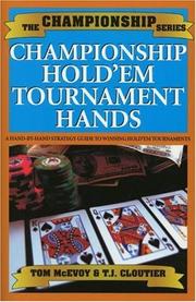 Cover of: Championship Hold'em (The Championship)