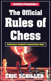 Cover of: The official rules of chess by Eric Schiller
