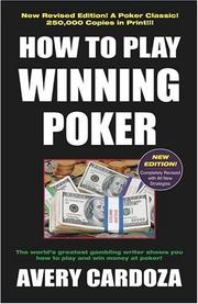 How to play winning poker by Avery Cardoza
