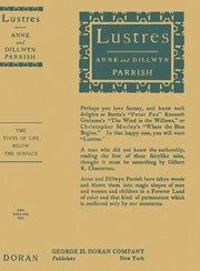 Cover of: Lustres | Anne Parrish