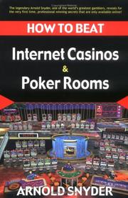 Cover of: How to Beat Internet Casinos and Poker Rooms