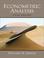 Cover of: Econometric Analysis (5th Edition)