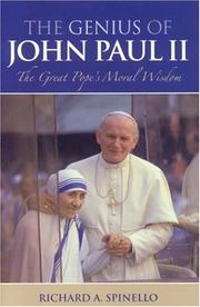 Cover of: The Genius of John Paul II