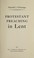 Cover of: Protestant preaching in Lent