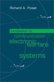 Cover of: Introduction to Communication Electronic Warfare Systems (Artech House Information Warfare Library)