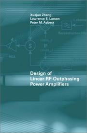 Design of linear RF outphasing power amplifiers