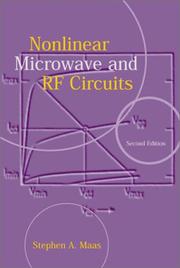 Cover of: Nonlinear microwave and RF circuits by Stephen A. Maas