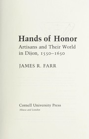 Hands of honor by James Richard Farr