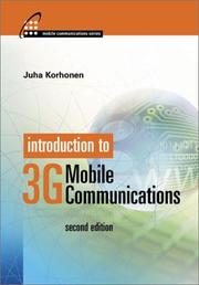 Introduction to 3G mobile communications by Juha Korhonen