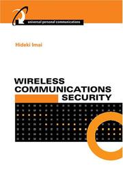 Cover of: Wireless communications security