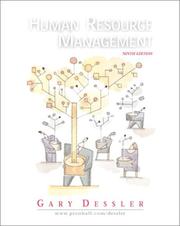 Cover of: Human Resource Management (9th Edition) by Gary Dessler