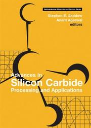 Cover of: Advances in Silicon Carbide Processing and Applications (Semiconductor Materials and Devices Series) | 