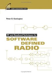 Cover of: Rf And Baseband Techniques for Software Defined Radio | Peter Kenington