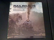 Cover of: Railroads: an American journey