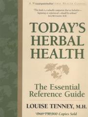 Today's Herbal Health by Louise Tenney