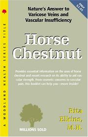 Cover of: Horse Chestnut (Woodland Health)