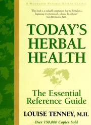 Cover of: Today's Herbal Health by Louise Tenney