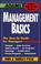 Cover of: Management Basics