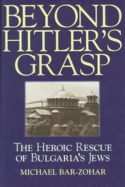 Cover of: Beyond Hitler's grasp by Michael Bar-Zohar