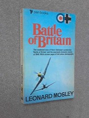 Cover of: Battle of Britain | Leonard Mosley