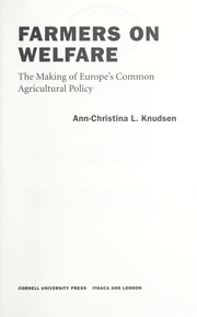 Cover of: Farmers on welfare by Ann-Christina L. Knudsen