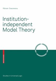 Cover of: Institution-independent Model Theory (Studies in Universal Logic)