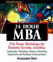 Cover of: Streetwise 24 Hour MBA