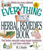 Cover of: The Everything Herbal Remedies Book (Everything)