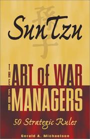 Cover of: Sun Tzu by Sun Tzu, Gerald A. Michaelson