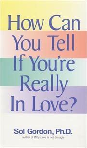 Cover of: How Can You Tell If You're Really in Love?
