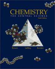 Cover of: Chemistry by Theodore L. Brown, H. Eugene LeMay Jr., Bruce Edward Bursten, Julia R. Burdge