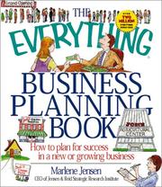 Cover of: The Everything Business Planning Book: How to Plan for Success in a New or Growing Business (Everything Series)