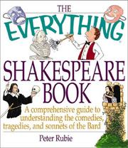 Cover of: The everything Shakespeare book by Peter Rubie